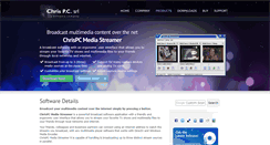 Desktop Screenshot of mediastreamer.chris-pc.com
